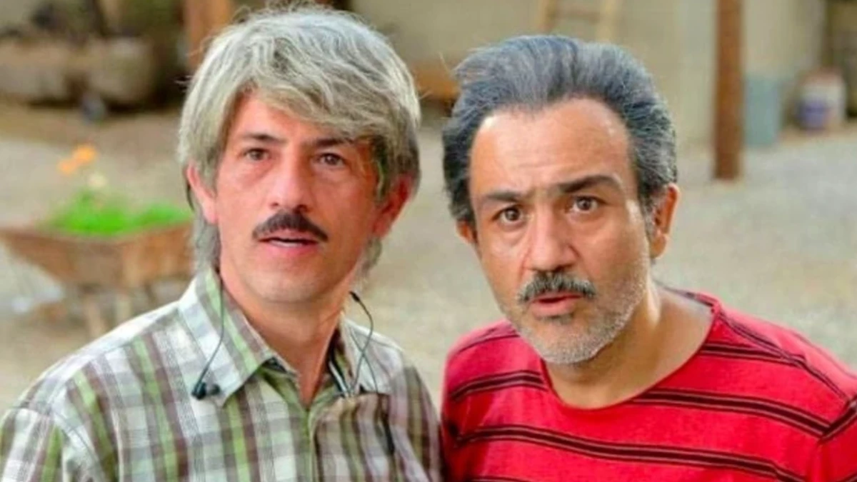 سیروس همتی بازیگر نیسان آبی و همسرش