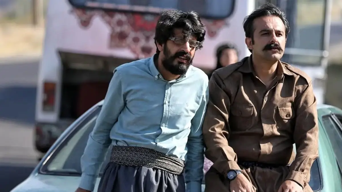 عکس «سیروس و افشین» در پشت صحنه سریال نون خ سال 1400