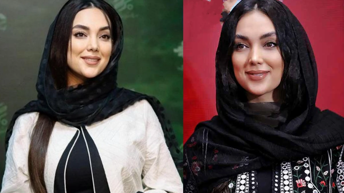 سیما سرمد بازیگر ساعت ۶ صبح با استایل شیک کنار سروش صحت
