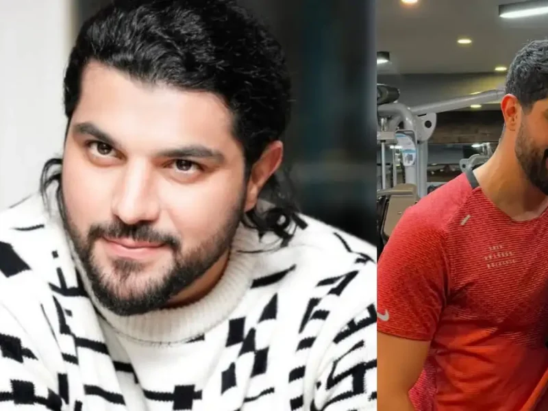 استایل و چهره متفاوت «سینا مهراد» در زمان ورزش در باشگاه