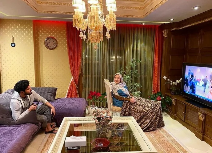 تصویر روز | دکوراسیون اشرافی منزل سینا مهراد با استایل خاص سینامهراد 2