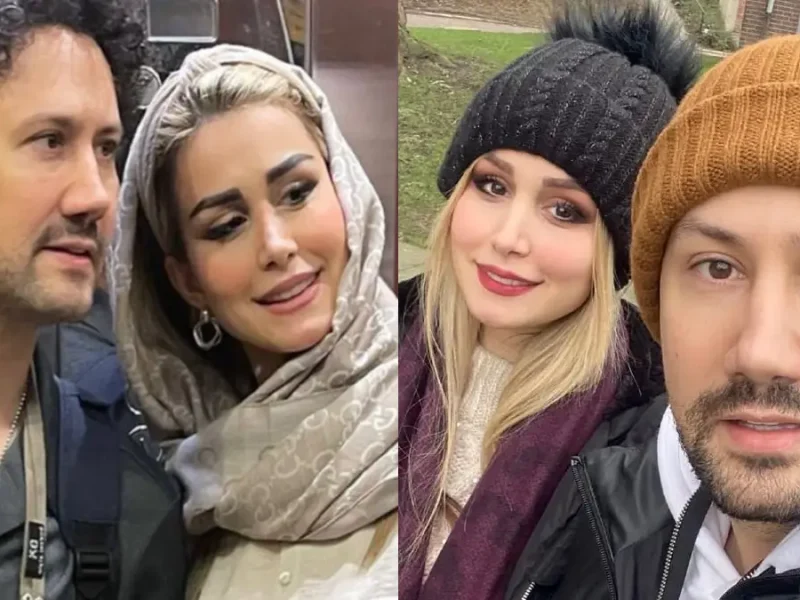 تفریحات لاکچری سپیده بزمی پور و همسرش شاهرخ استخری در ساحل دریا