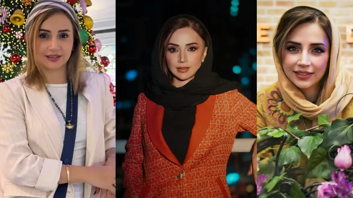 حرکت کودکانه‌ شبنم قلی‌خانی بازیگر سریال آنام در جشن کریسمس دبی