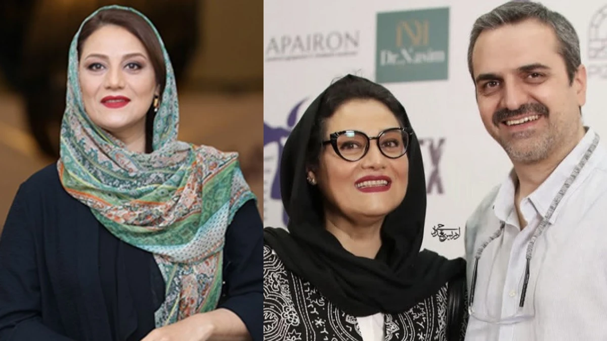 شبنم مقدمی با چادر گل گلی