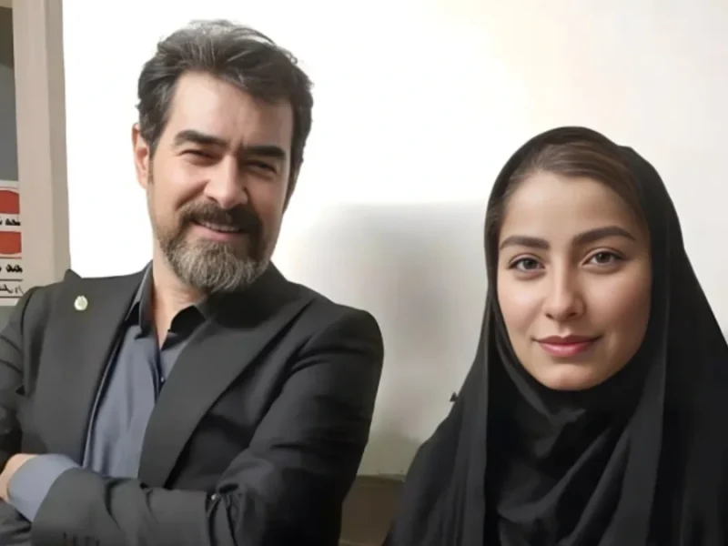 عکس عجیب و جنجالی «شهاب حسینی» و فرزندانش کنار همسرش در نمایشگاه