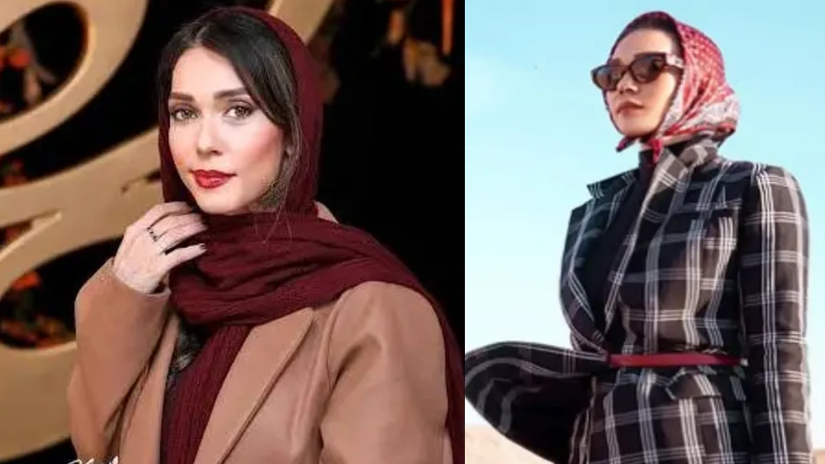 شهرزاد کمال زاده با گریم و پوشش لباس هندی