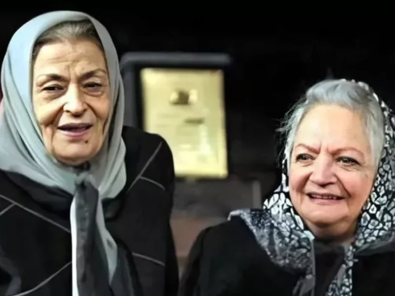 شهلا ریاحی و بیک ایمانوردی در نمایی از فیلم شارلاتان سال 45