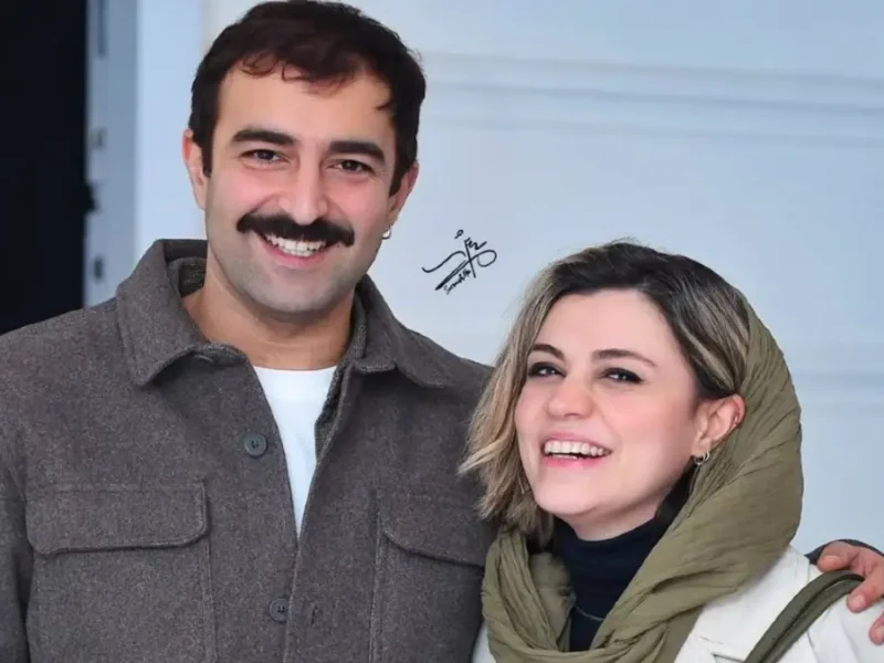 ژست عاشقانه "شیدا خلیق و کیوان ساکت اف" در مهمانی خصوصی تیم ستارگان هنر