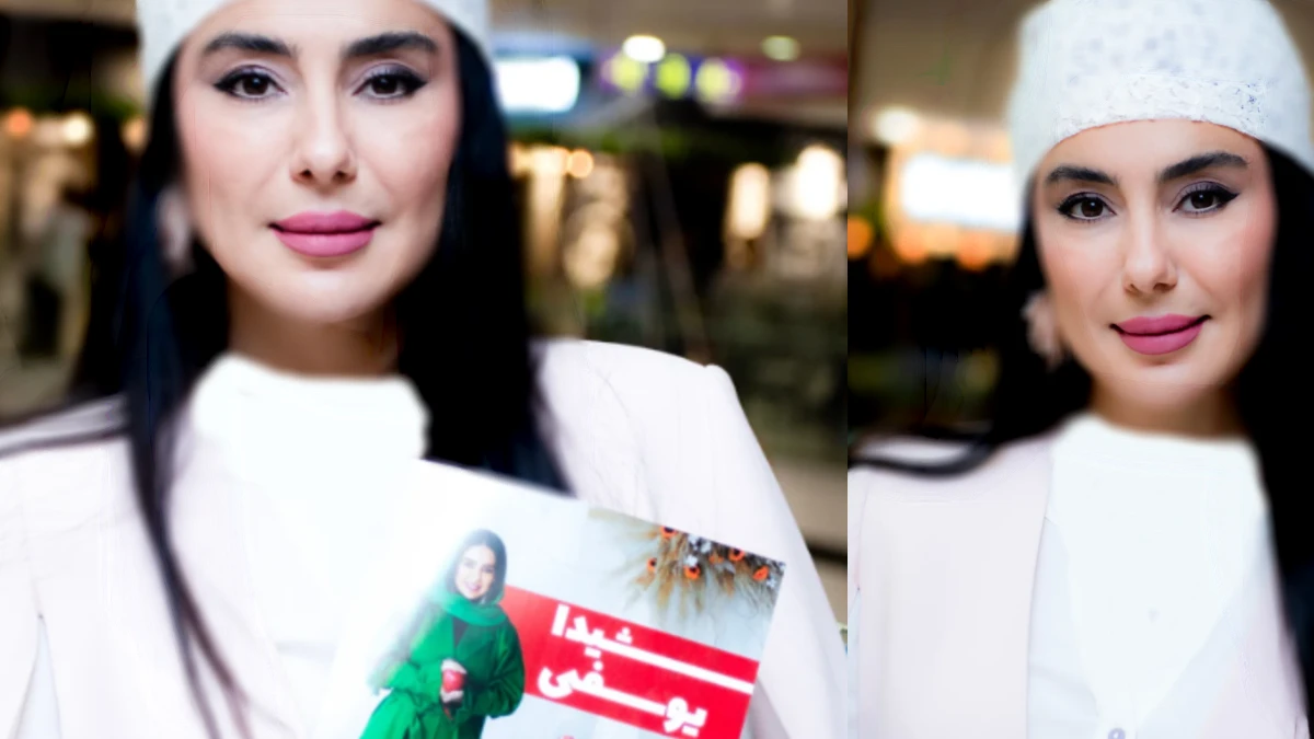 استایل دیدنی شیدا یوسفی؛ ست تمام سفید