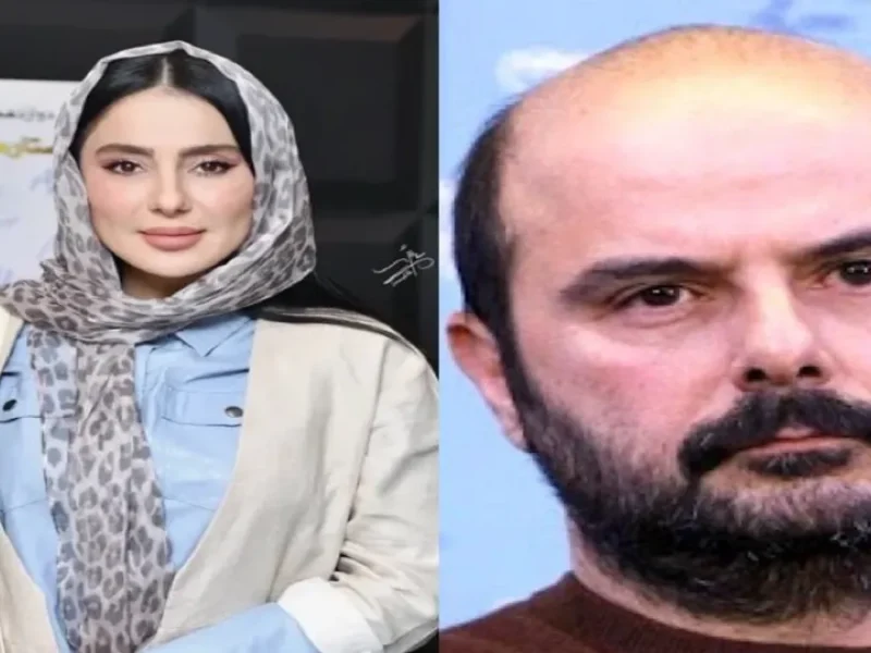 ژست جالب شیدا یوسفی و علی مصفا در کنارهم