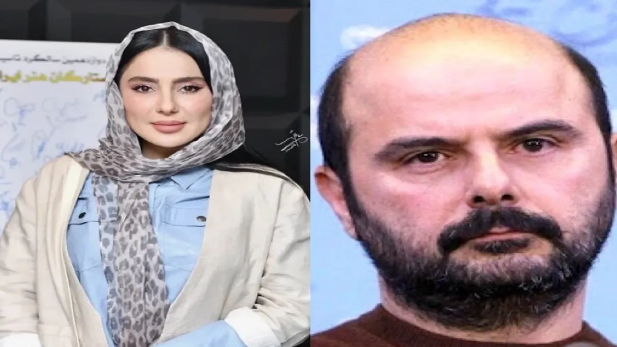 ژست جالب شیدا یوسفی و علی مصفا در کنارهم
