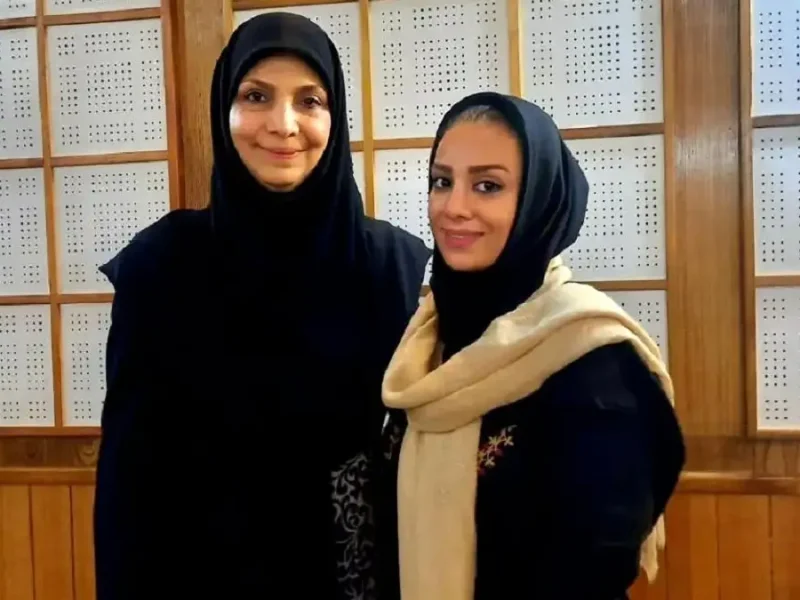 عکس «شیده معاونی» مجری تلویزیون در کنار دخترش