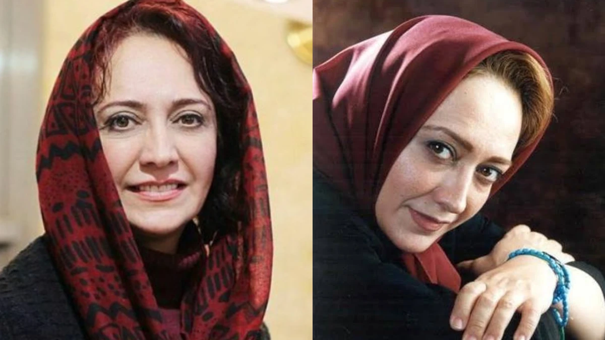 شیرین بینا و مادرش ۵۷ سال پیش