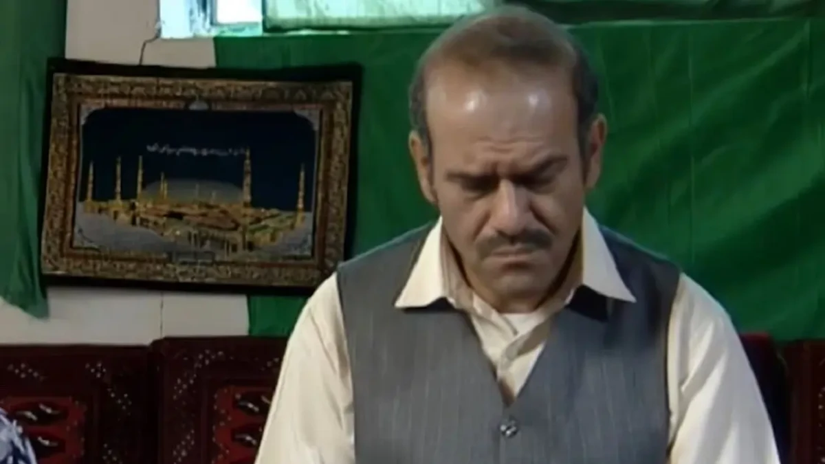 عکس مش رضا، پدر گلرخ با بازی صادق صفایی در سریال از یاد رفته 