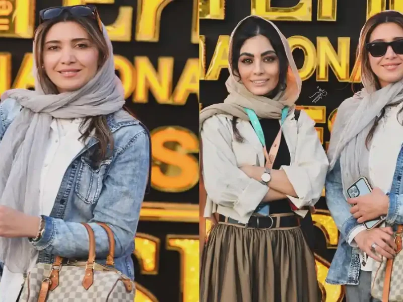 استایل شیک "صحرا اسدالهی و نیکی مظفری" در جشنواره فیلم کوتاه