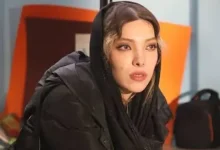 «صدف اسپهبدی» قبل و بعد از گریم فیلم علفزار