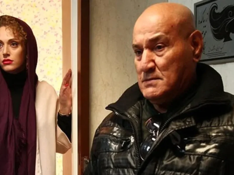 صفر کشکولی در 24 سالگی کنار بهروز وثوقی در پشت‌صحنه لیلی و مجنون