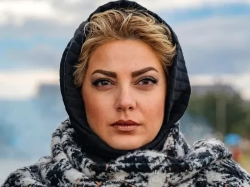 عکس «طناز طباطبایی» در پشت‌صحنه میوه ممنوعه سال 1383