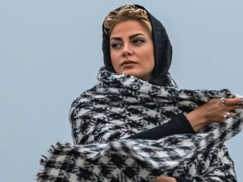 نمایی از تغییر چهره طناز طباطبایی در طبیعت