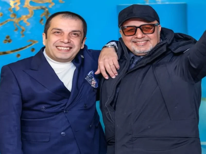 عکس دیده نشده «عباس جمشیدی‌فر» و همسرش با تیپ و استایل خواستگاری