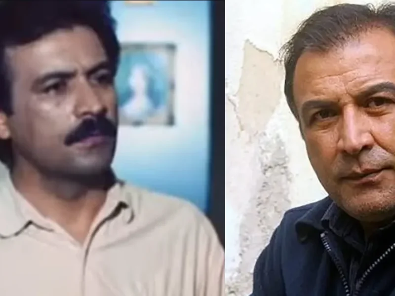 عکس از استایل دیدنی عبدالرضا اکبری سر سفره عقد پسرش با عینک دودی