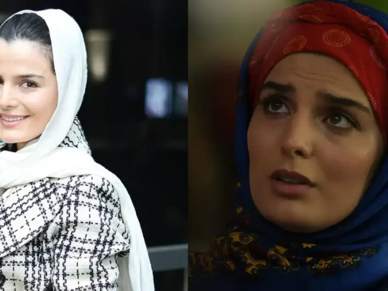 چهره غزاله اکرمی در نقش «سوجان» در اتاق گریم سریال سوجان