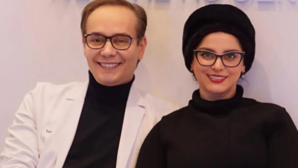 تصویر روز | چهره دیدنی غزل شاکری در کنار همسرش؛ استایل مشکی و جذابش چعره دیدنی غزل شاکری در کنار همسرش؛ استایل مشکی و جذابش