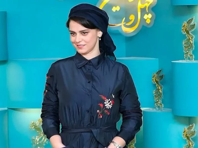 عاشقانه های جذاب "غزل شاکری" در کنار همسرش در جشنواره فجر