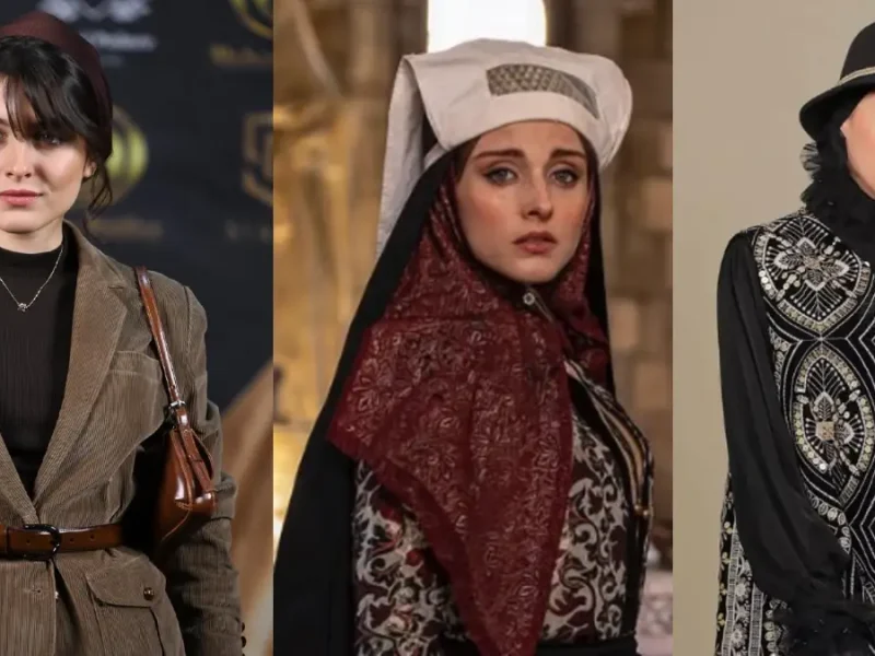 عکس جذاب فاطمه مسعودی‌فر با کت 50 ساله پدرش در جشن حافظ