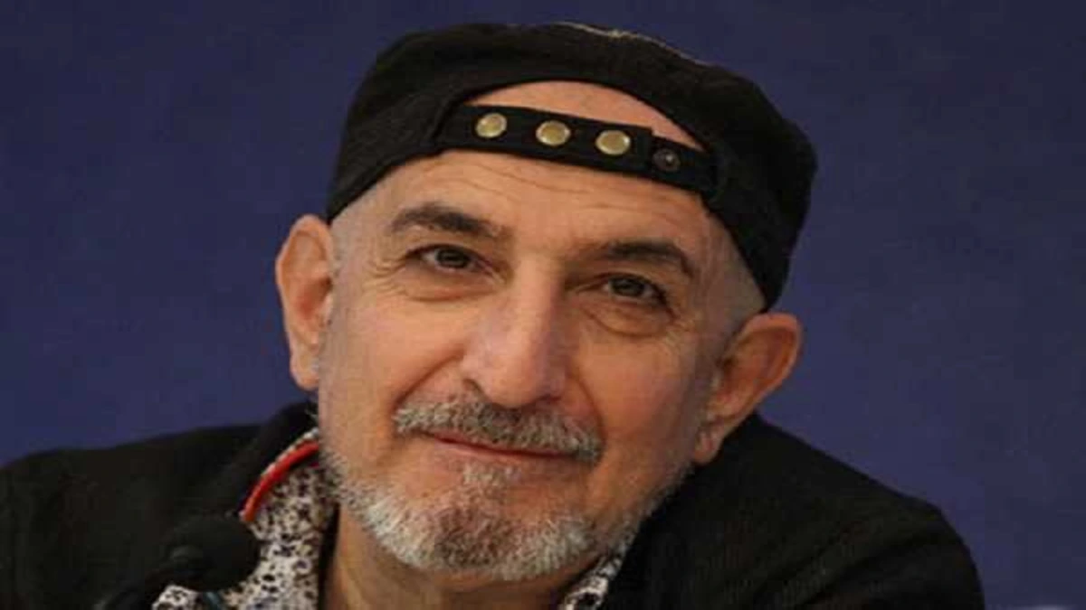 زوج معروف سینما فرهاد آئیش بازیگر حاج ناصر ملک در سریال طوبی با همسرش