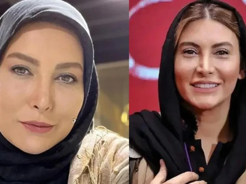 نمایی از لبخند فریبا نادری عروس حشمت فردوس