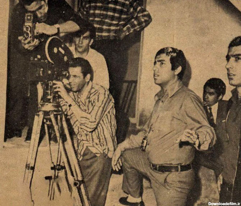 تصویر روز | داش مشتی «ناصر ملک مطیعی و بهروز وثوقی» در پشت صحنه قیصر فیلمقیصر 1