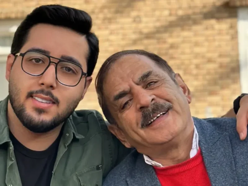قدرت‌الله ایزدی معروف به «آقا رشید» با استایل عجیبش