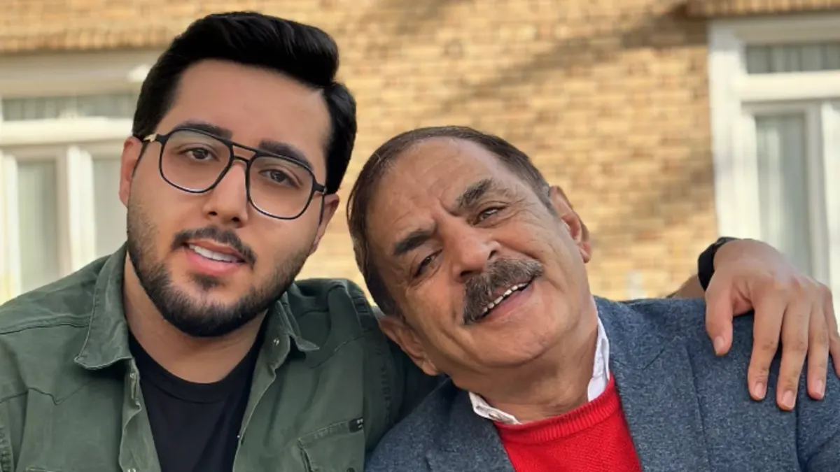 قدرت‌الله ایزدی معروف به «آقا رشید» با استایل عجیبش