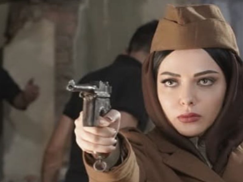 استایل سبز و بهاری «لیلا اوتادی» با ژست خاصش