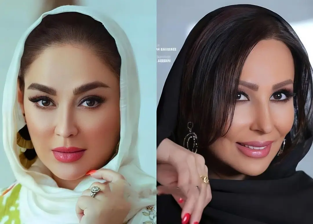 تصویر روز | استایل خاص از پرستو صالحی و الهام حمیدی مات کن حرفه ای عکس Dec032024 124841 3