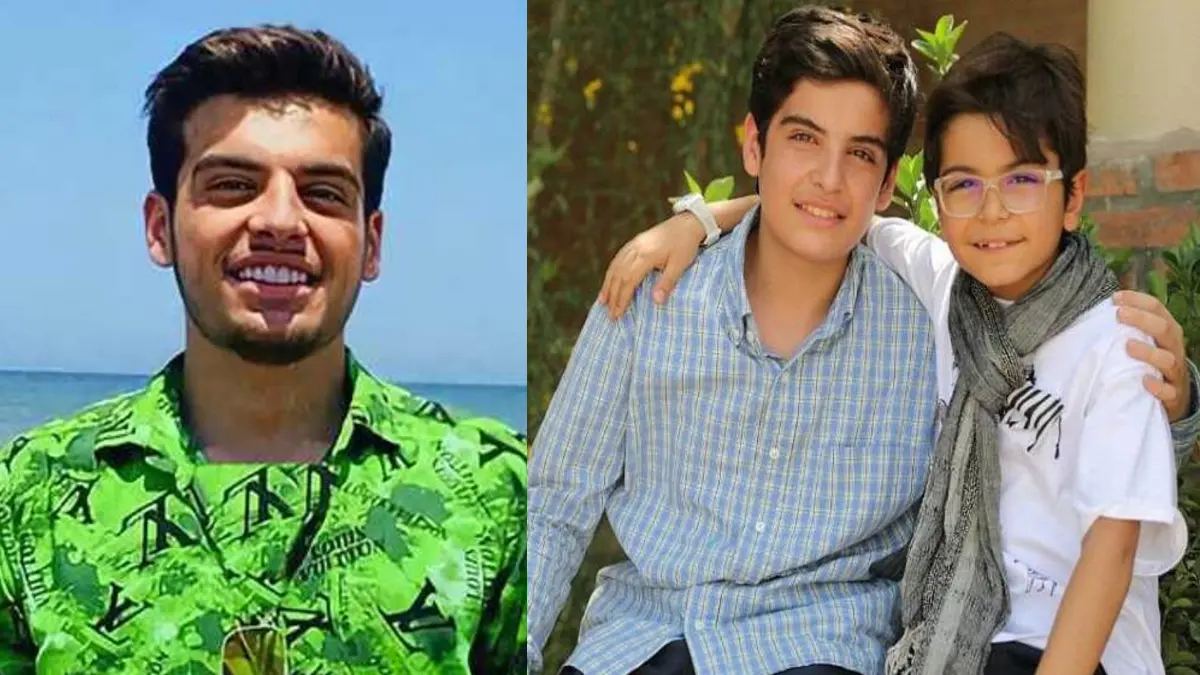 مانی رحمانی و برادرش مسیح که ۱۰ سال ازش کوچیکتره