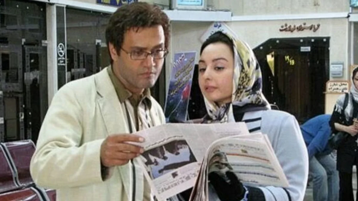 ماهایا پطروسیان، ایرج قادری و نسرین مقانلو در حال ناهار خوردن در دربند