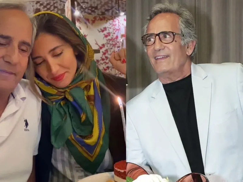 پست جنجالی نیکی مظفری برای پدرش مجید مظفری برای تبریک ازدواجش