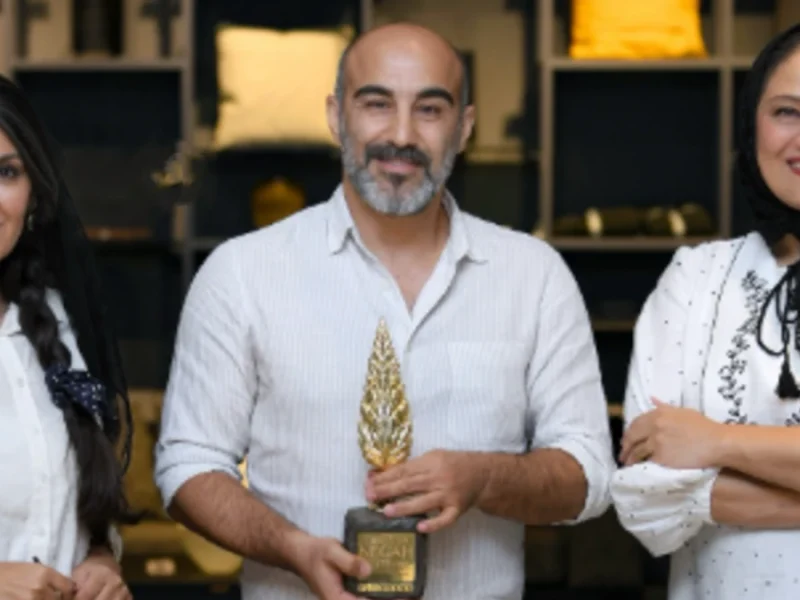 محسن تنابنده، شبنم مقدمی و ستاره اسکندری در کنار رامبد جوان جشن نگاه