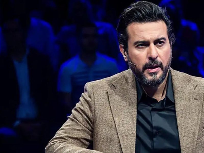 قاب خانوادگی محسن کیایی با همسر و دخترش