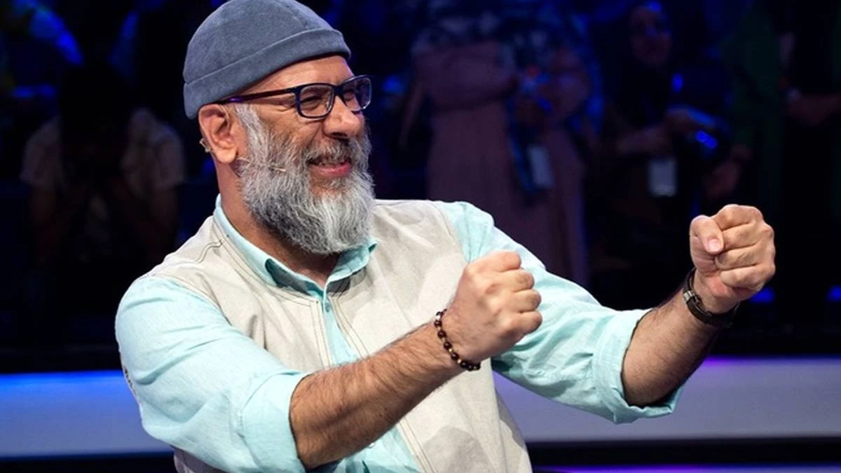 محمد بحرانی با موهای مصنوعی