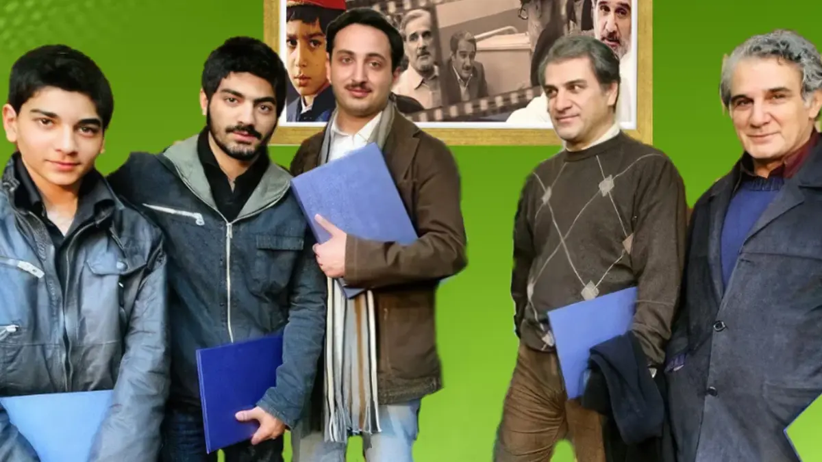 بعد از سال‌ها 5 بازیگر نقش از کودکی تا پیری دکتر محمد قریب در یک قاب