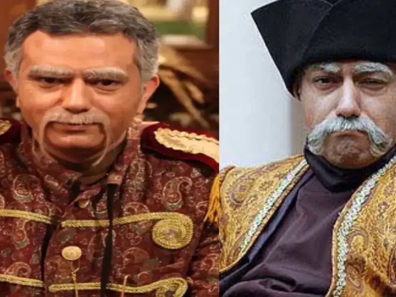 محمدرضا هدایتی در سریال گنج مظفر کنار پسرش