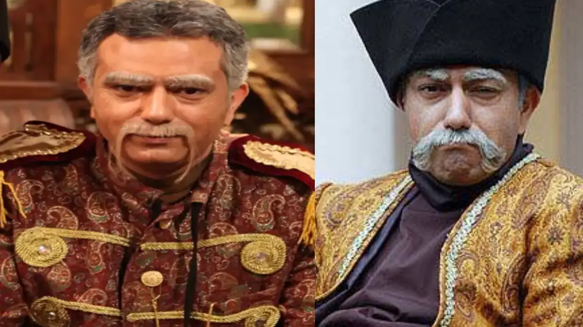 محمدرضا هدایتی در سریال گنج مظفر کنار پسرش