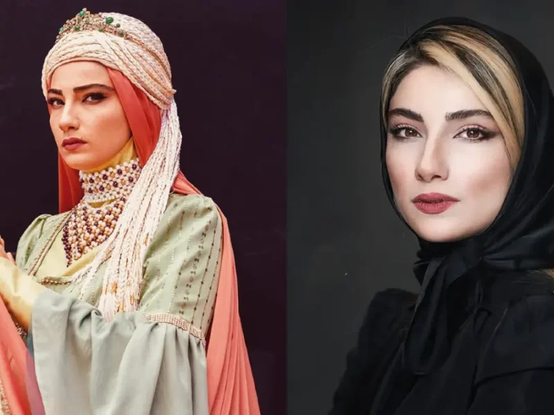 گریم سنگین «محیا دهقانی» بازیگر ماه‌منیر در مستوران