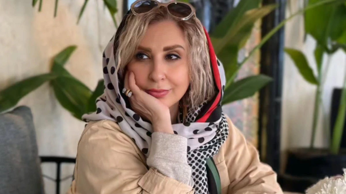 تصویر روز | استایل شیک مرجانه گلچین در محیطی دیدنی و جذاب استایل شیک مرجانه گلچین در محیطی دیدنی و جذاب