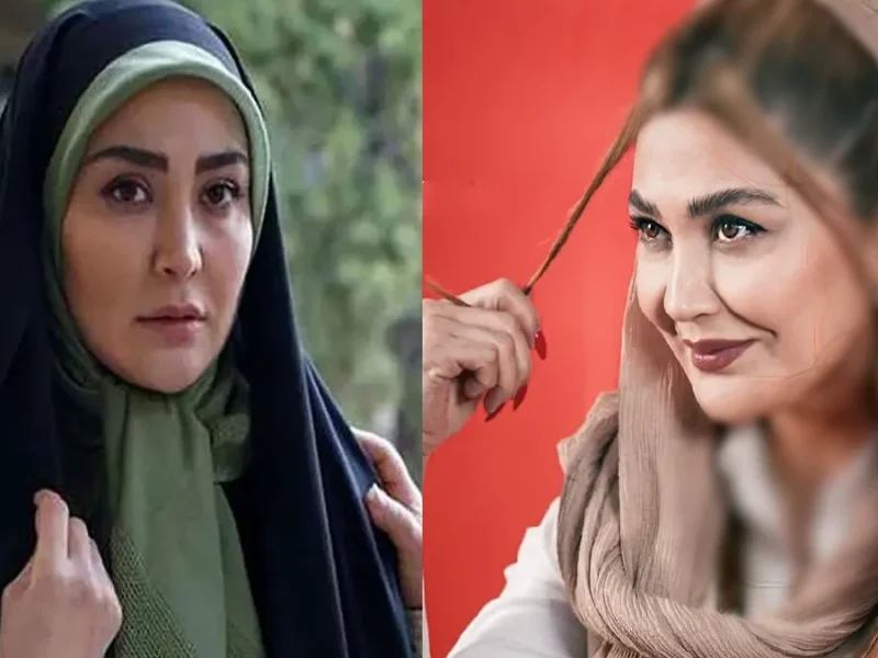 پوشش خاص «مریم معصومی» در یک کتابفروشی