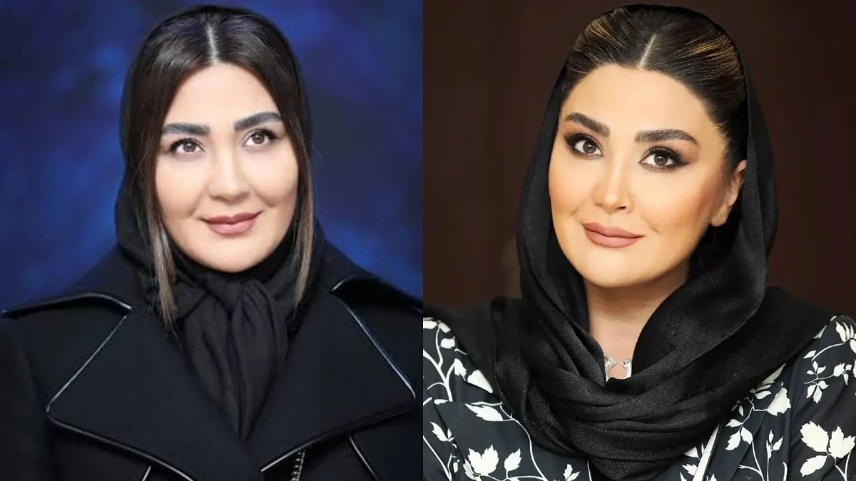 مریم معصومی با استایل خاص در آسانسور
