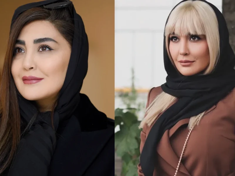 نقاشی ایرانی و سنتی از چهره مریم معصومی